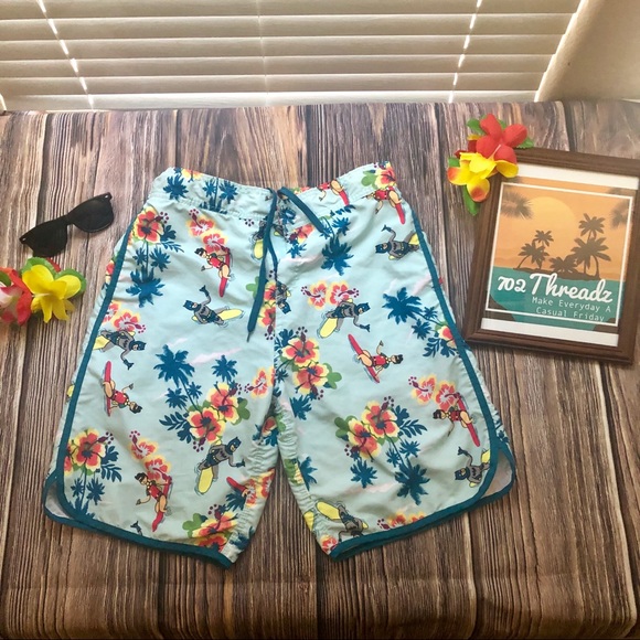 DC Comics Other - DC Comics Swim Trunks Surfing Batman & Robin